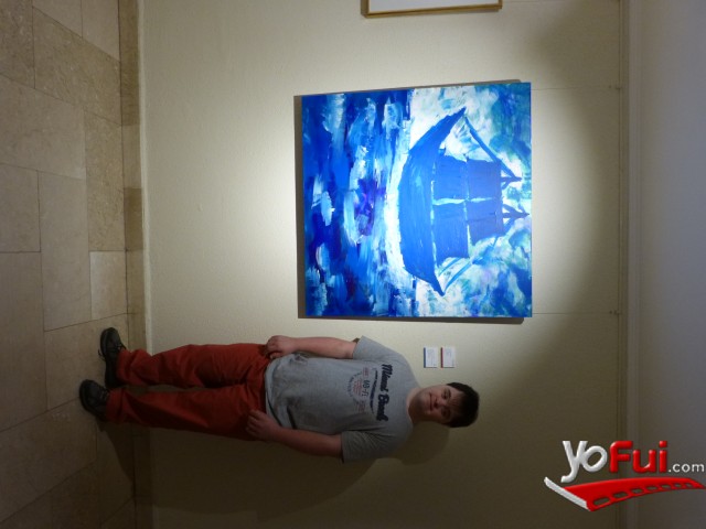 Fotografía en Exposición del Taller de Arte de Fundación Complementa, Museo Ralli Santiago