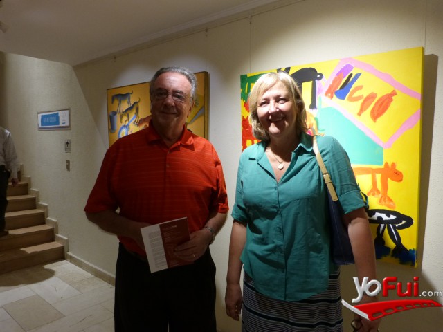 Fotografía en Exposición del Taller de Arte de Fundación Complementa, Museo Ralli Santiago