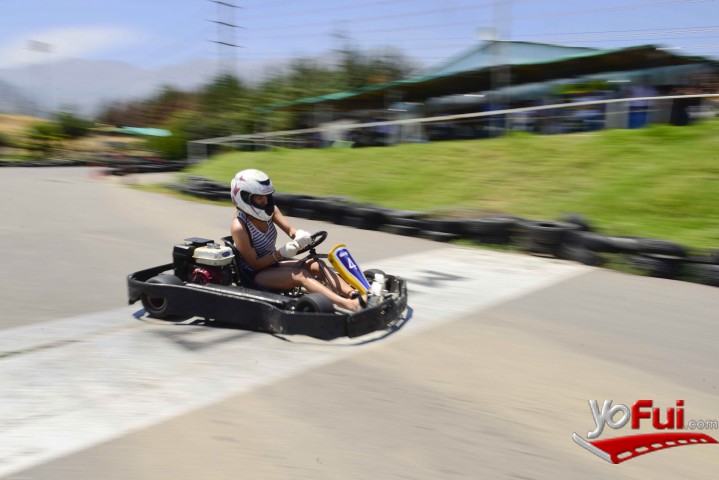 Gianella Marengo en el karting
