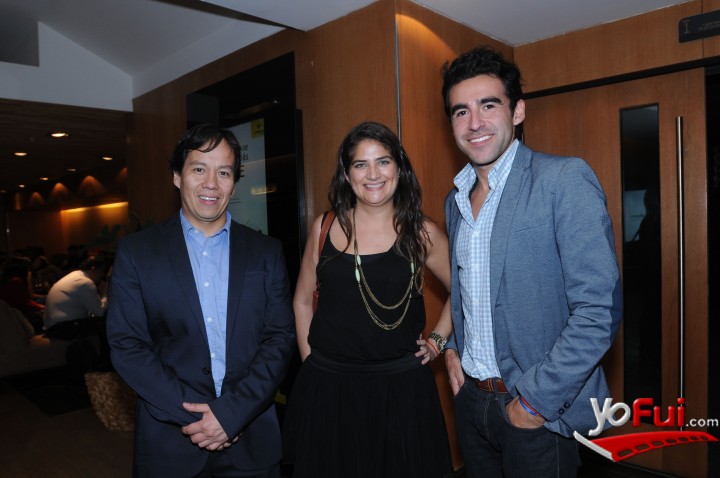Juan Pablo Osaki, Marcela Calvert, Mario Aguirre