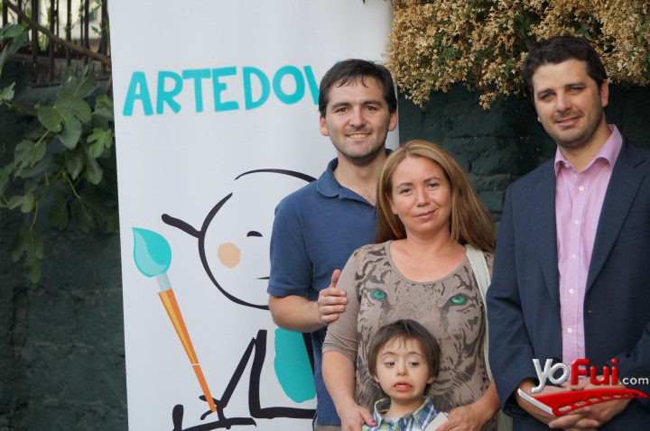 Gonzalo Correa, Director de proyecto Artedown, Carolina Hernández, Tomás Castro, Germán Biones, Director de LabSocial