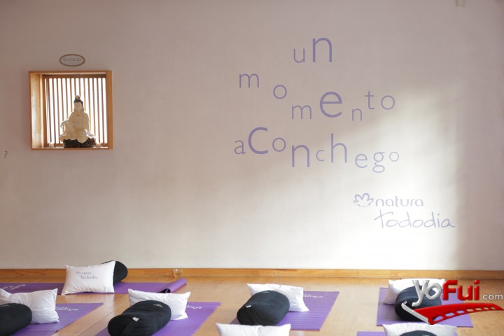 Fotografía en Lanzamiento Tododia Aconchego Lavanda y Vainilla de Natura, Centro Sadhana Yoga