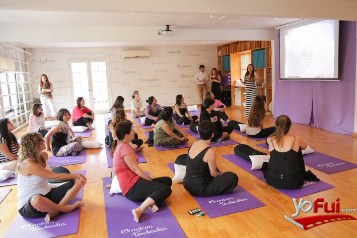 Fotografía en Lanzamiento Tododia Aconchego Lavanda y Vainilla de Natura, Centro Sadhana Yoga