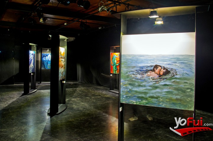Fotografía en Exposición "Mapocho Agua de Luz", Teatro El Puente