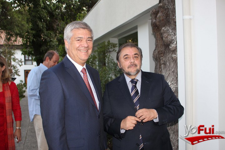 Jaime Uribe, Ger Gral de la Fundación Itaú, Francisco Javier Court, director de la Corporación Cultural de las Condes