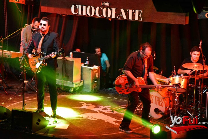 Fotografía en Los Tres en Concierto, Club Chocolate
