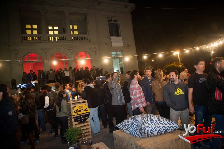 Fotografía en inauguración de fiestas Sundeck en Palacio Schacht, Palacio Shacht