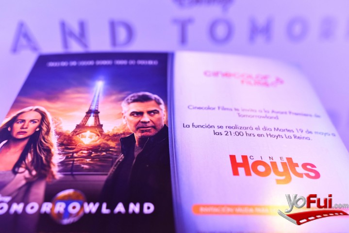 Fotografía en Avant Première Tomorrowland, Cine Hoyts