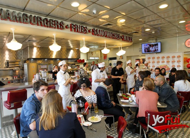 Fotografía en Johnny Rockets: El Delorean Gastronómico, Johnny Rockets