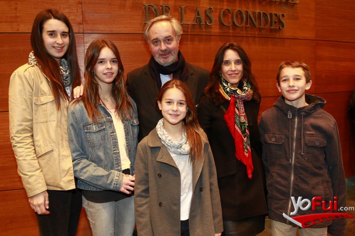 Francisco de la Maza, Javiera de la Cerda  y sus hijos