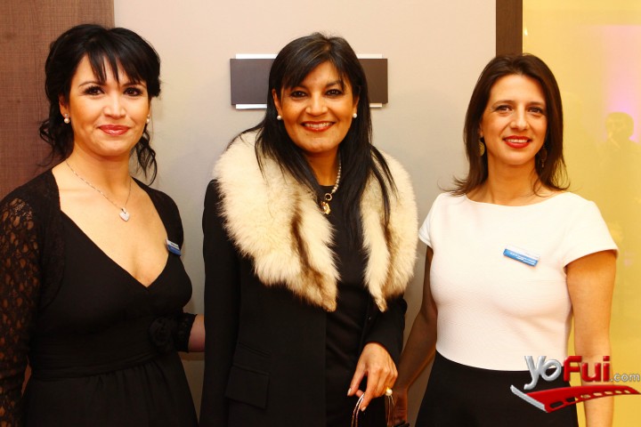 Barbara Gómez, Marcia Araneda, Inés Diaz, Gerente General del Hampton