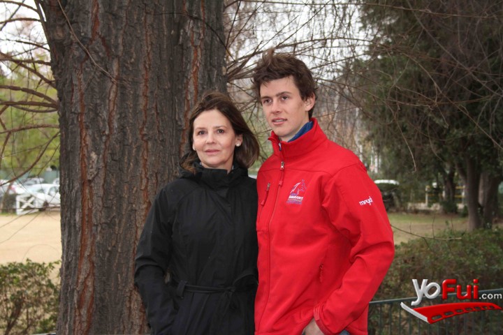María Pía Fontaine y su hijo, Joaquín Melero