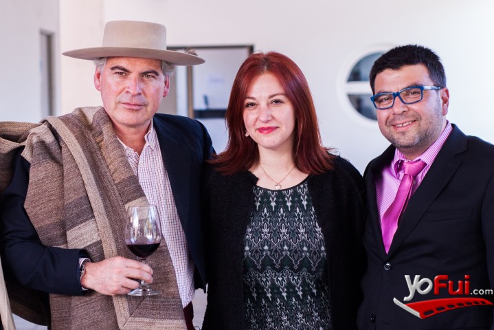 Sebastián Bisquertt, Presidente VCAG, Carolina Cucumides, Gobernadora de Colchagua, Juan Ramón Godoy, Intendente de O'Higgins