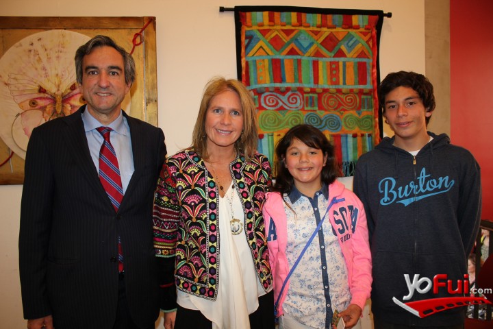 Juan Francisco Guzmán, Teresa Benavente, Florencia Guzmán, Nicolás Guzmán