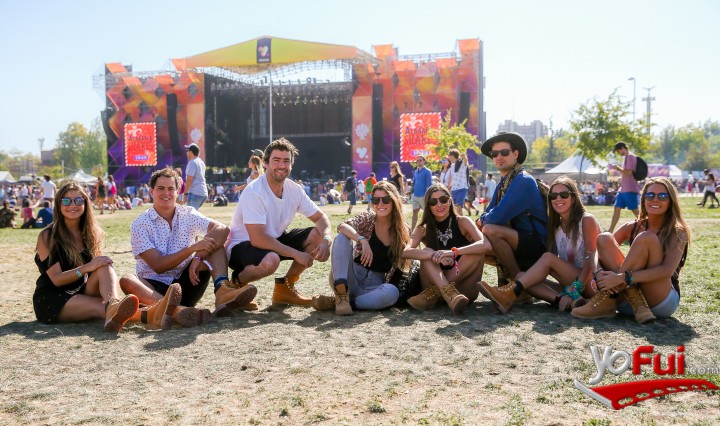 Fotografía en Looks festivaleros en Lollapalooza by Timberland, Parque O'Higgins