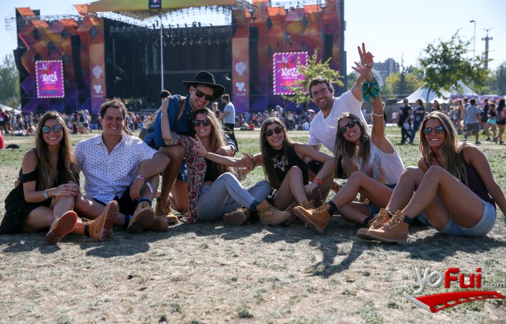 Fotografía en Looks festivaleros en Lollapalooza by Timberland, Parque O'Higgins