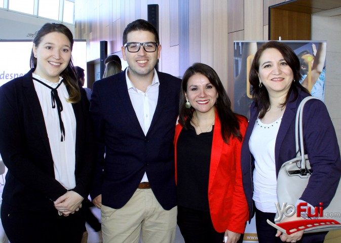 Anahí Carreras, Jonathan Iglesias, Lorena Abarzúa, Sandra Cavieres