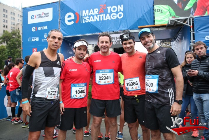 Fotografía en Entel Maratón de Santiago, Varias calles de Santiago