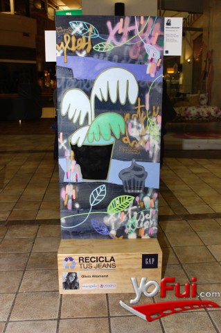 Fotografía en Inauguración Expo Recicla GAP, Piso de Diseño del Parque Arauco