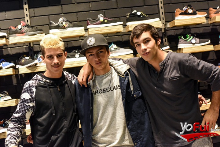 Ezequiel Largos, Mauro Iglesias, Sandro Moral (todos Team DC Shoes Argentina)