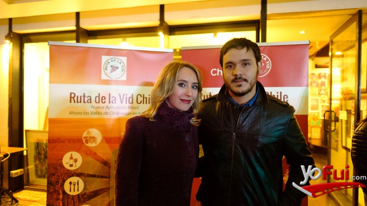 Vera Fikarova, Socia fundadora Ruta de la Vid Chile, Manuel Alba, programador Ruta de la Vid Chile