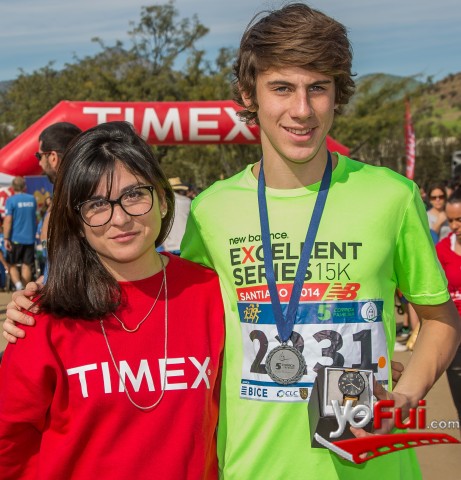 Javiera Cuzmar, Juan Araya, ganador categoría 10K