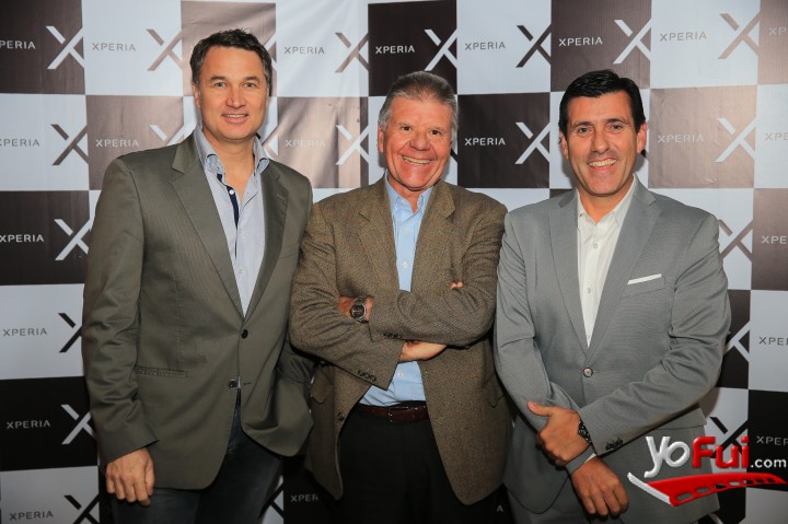 Cristián Rentería en Lanzamiento Serie X de Sony Xperia en Chile