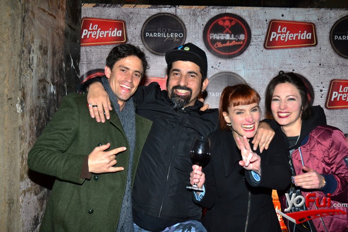 Tiago Correa, Roberto Farías, Begoña Basauri, Josefina Fiebelkorn