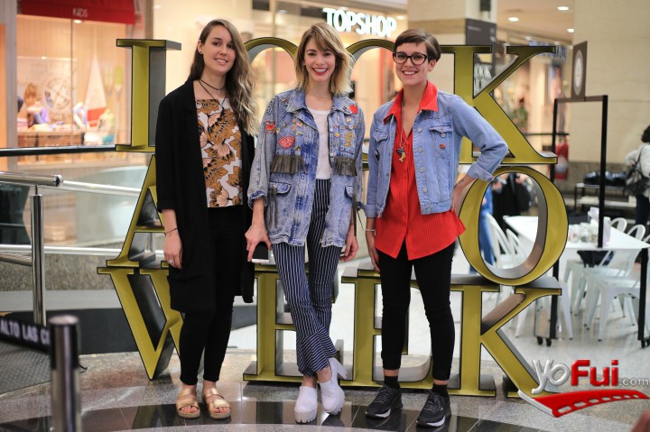 Renata Vallebuona, Valentina Ríos, Loreto Torrealba (encargadas de Talleres Alto)