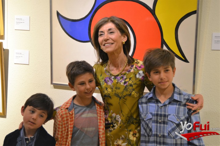 Luca Toso, Nicolas Toso, Haydée Milos, Directora Museo Ralli Santiago, Martín Toso