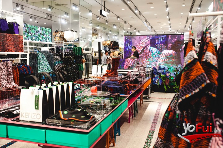 Fotografía en KENZO x H&M llega a Chile bajo una explosión de colores y estampados, Tienda H&M