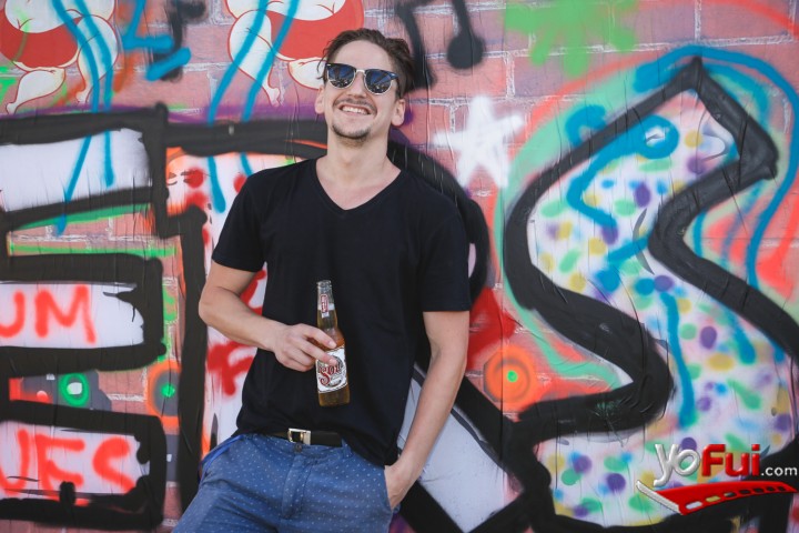 Fotografía en Gran Muro colaborativo de Cerveza Sol en Fiis, Parque Padre Hurtado