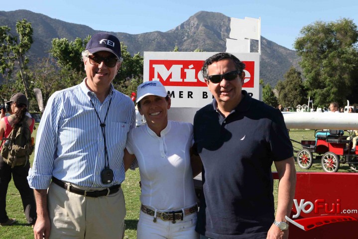 Jorge Aros, Juez Internacional, Gloria Franke, Presidente rama equitación Club de Polo, Cristián Duarte