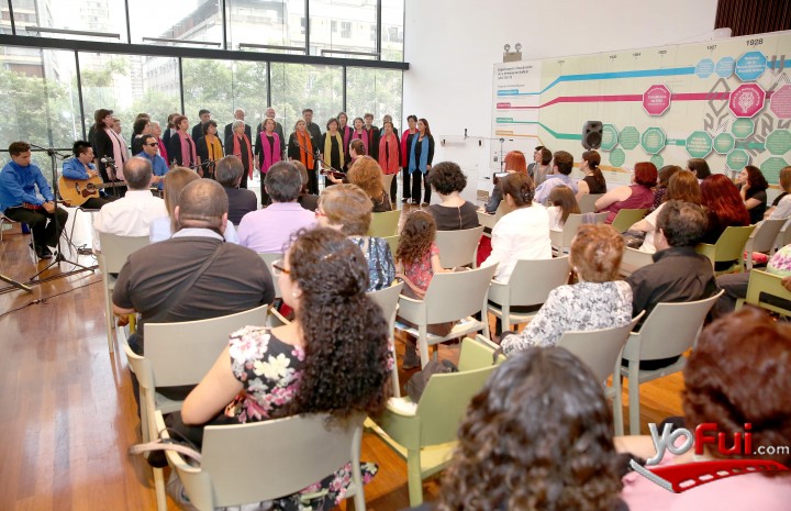 Público presente y Taller de Coro