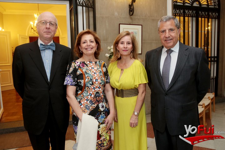 Carlos Robles Fraga, Embajador de España, Ana María Sabag, Begoña Bilbao, Alberto Kassis
