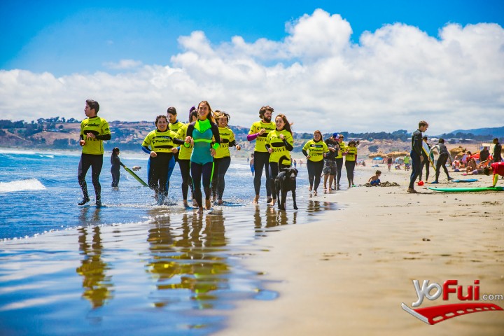 Fotografía en Claro Verano e Isidora Ureta realizaron una clínica de Surf en playa La Boca, Playa La Boca