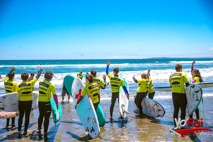 Clínica de Surf en playa La Boca
