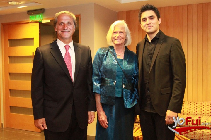 Pablo Devoto, Harriet Eeles, presidenta Corporación Semanas Musicales de Frutillar, Helmuth Reichel, Director de Orquesta Sinfónica Nacional de Chile