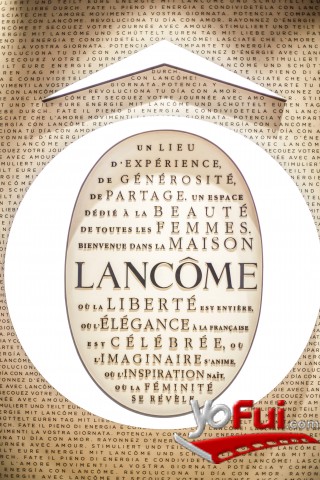 Fotografía en Apertura de la Primera Boutique Lancome en Chile, Boutique Lancome, en Paris