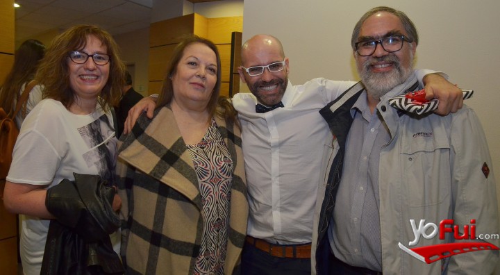 Mariela Arguelles, Patricia Reyna, Jesús Codina; director de la obra, Alberto Correa
