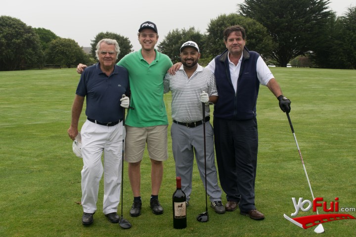 José Miguel Correa, Federico Correa, J. Carlos Alvarez (Caddie), Pablo Cruzat