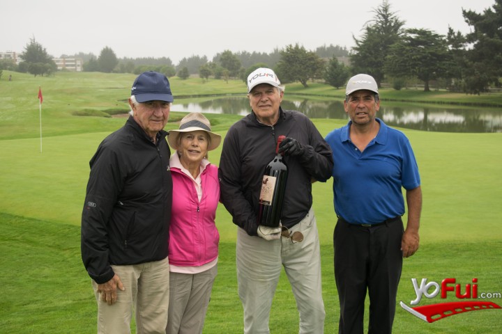 Marcelino Zabala, Teresita Pérez, Roberto Gómez-Barris, Raúl Rojas (Caddie)