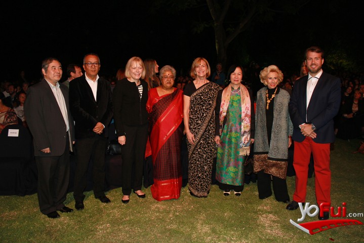 Ngo Due Thang, embajador de Vietnam, Manuel Ahumada, Carol Z. Pérez, embajadora de EEUU, Anita Nayar, embajadora de India, Evelyn Matthei, Le Thi My Hao, esposa embajador de Vietnam, Mary Rose Mac-Gill, Jorge Andrés González