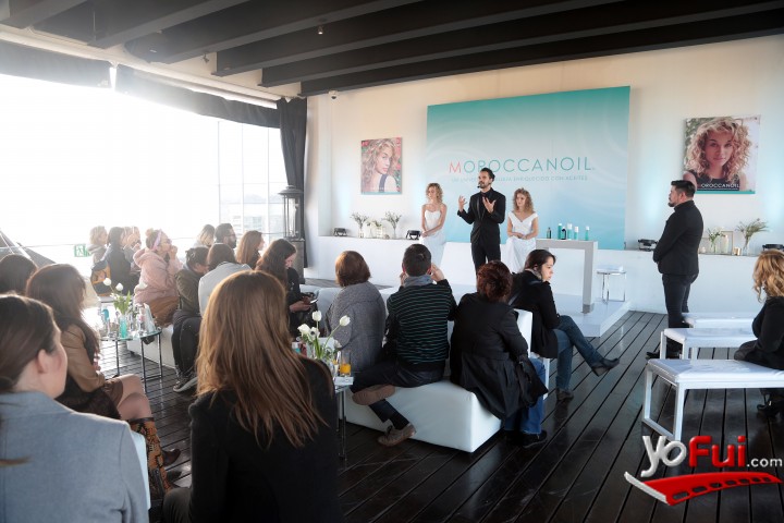Fotografía en Lanzamiento Curl Collection de Moroccanoil, Terraza del Hotel W
