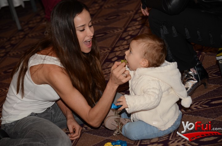 Titi Aguayo y su hija