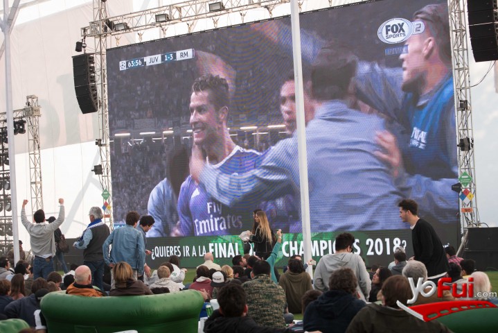 Fotografía en Champions Live in Chile, la final entre Real Madrid vs. Juventus, Ovalo del Parque Bicentenario