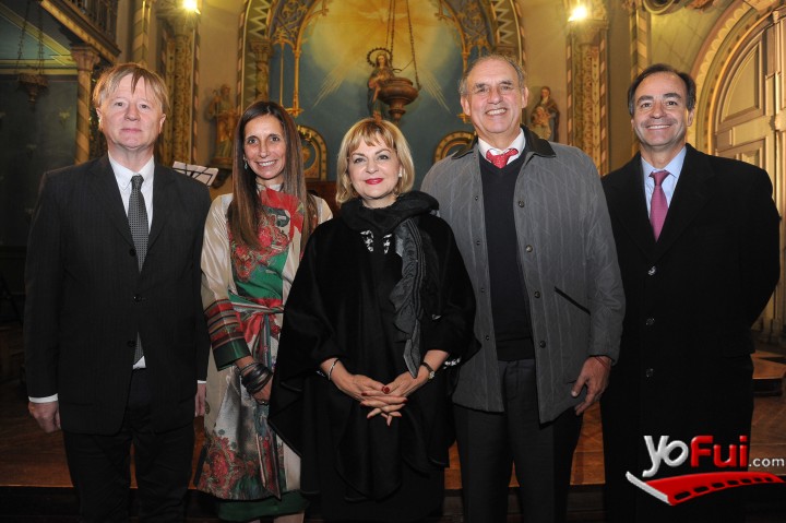 Patrick De Beyter, embajador de Bélgica en Chile, Elena Carretero, Stella Zervoudaki, embajadora y jefa de la Delegación de la UE, Tomas Friedmann, Felipe Joannon