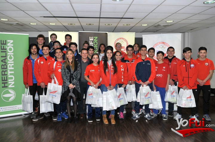 Deportistas del Team Chile