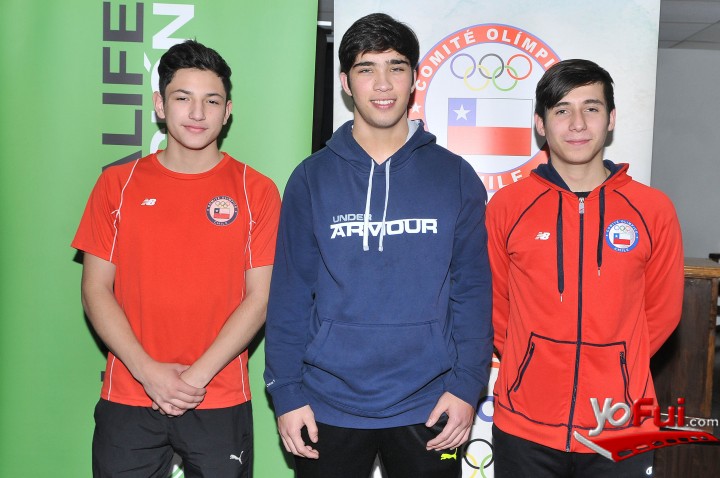 Máximo Quiroz, Nicolás Cuevas, Ignacio Vargas