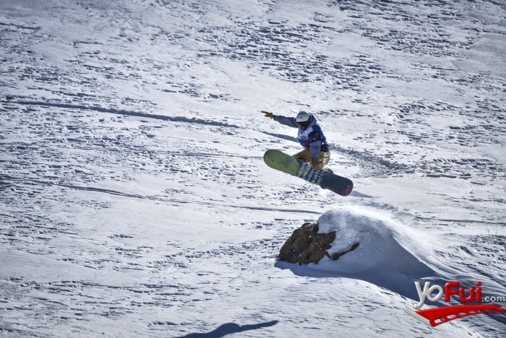 Manuel Díaz, campeón chileno de snowboard